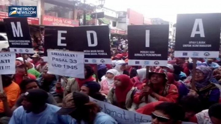 May Day, Jurnalis Yogya Tuntut Kesejahteraan