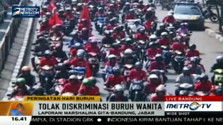 Peringati <i>May Day</i>, Buruh Suarakan Tolak Diskriminasi Wanita