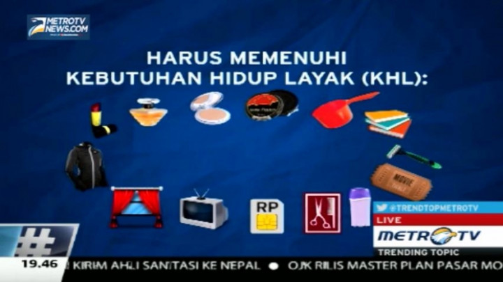 Biaya Kecantikan Masuk Daftar KHL Buruh 