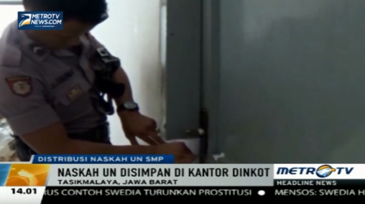 Polisi Jaga Naskah Soal UN di Dinas Kota Tasikmalaya