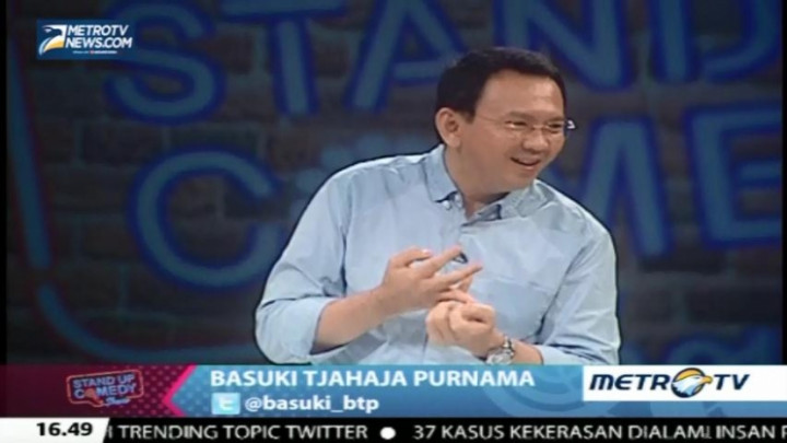 Ahok, Mudah-mudahan <i>Gua</i> Lulus jadi Komika