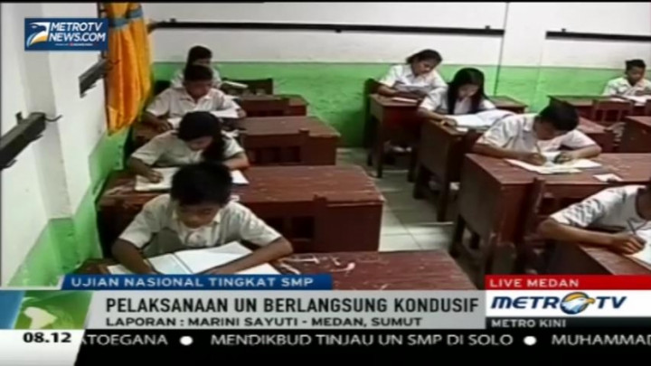 SMPN 14 Medan Lebih Siap Ujian Manual Dibanding dengan Komputer