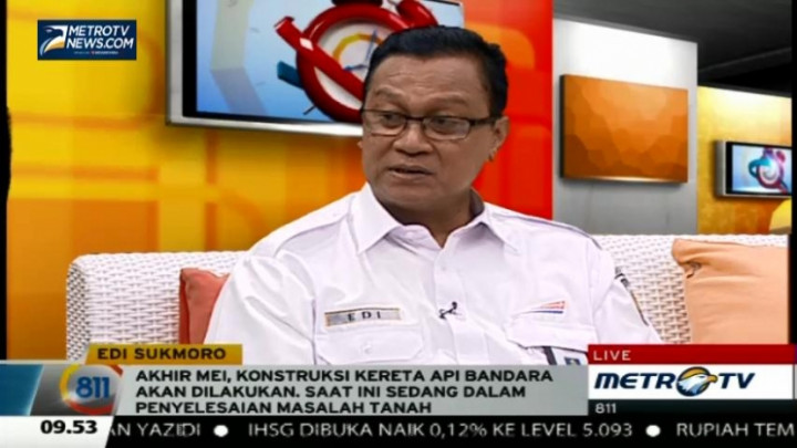 Dirut PT KAI: Akhir 2016 Kereta Menuju Bandara Sudah Berjalan 