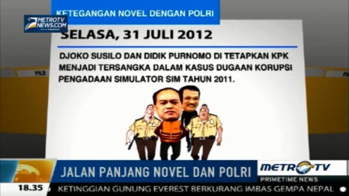 Ini Kronologis Hubungan Antara Novel, Polri & KPK 