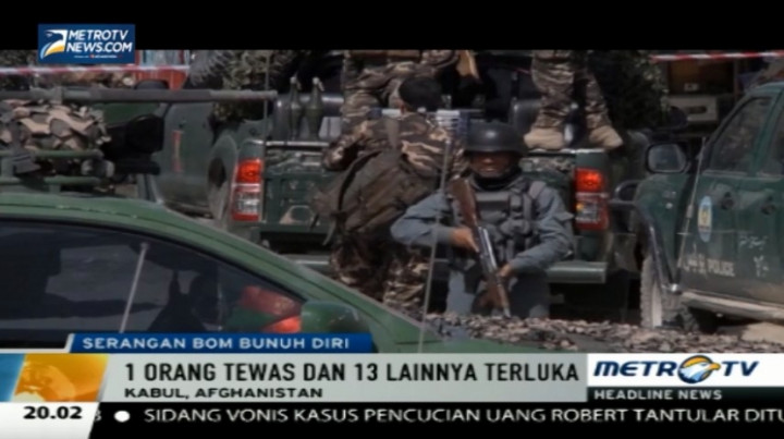 Ledakan Bom di Kabul, 1 Tewas dan 13 Terluka