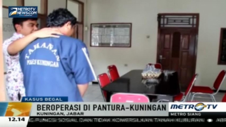 Polres Kuningan Bekuk Pembegal Sopir Truk 