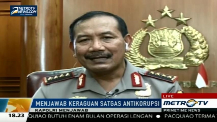 Kapolri: Kerjasama dengan KPK, Polri & Kejaksaan untuk Kasus Tertentu Saja