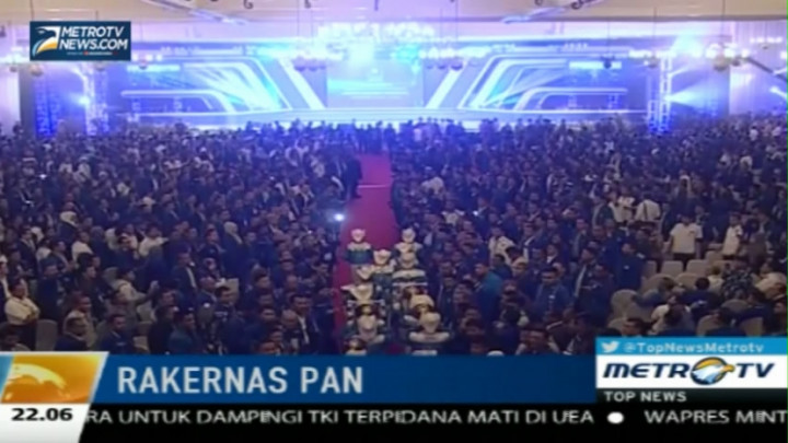 Presiden Jokowi Hadiri Rakernas PAN