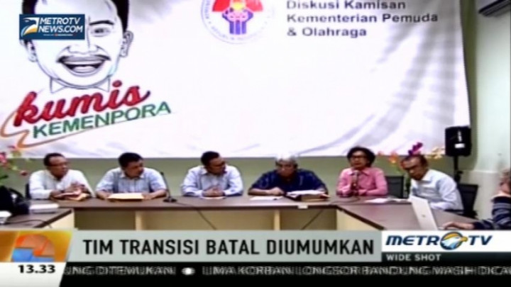 Menpora Batal Umumkan Nama Anggota Tim Transisi