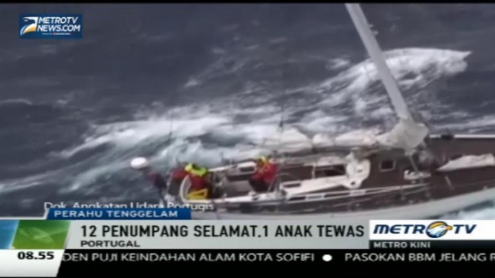 Perahu Tenggelam di Portugal, Seorang Anak Tewas
