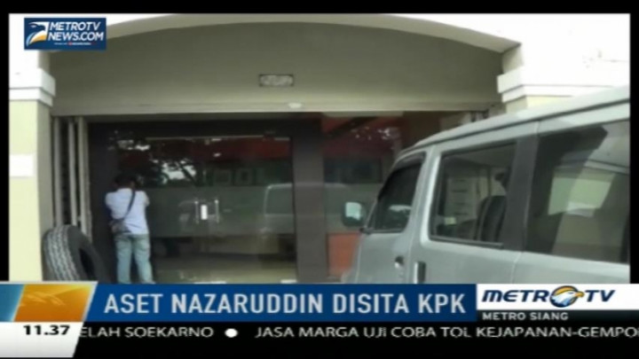 KPK Sita Aset Nazaruddin di Pekanbaru