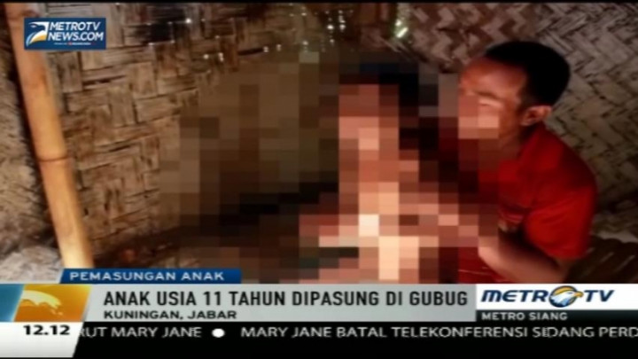 Miris, Bocah 11 Tahun Ini Dipasung di Gubuk