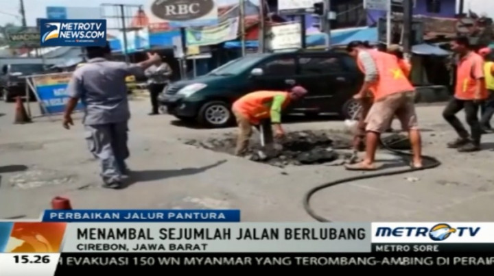 Jelang Arus Mudik, Jalur Pantura Diperbaiki