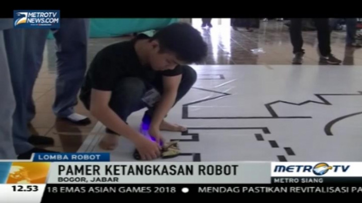 Puluhan Pelajar se-Jawa Barat Antusias Ikuti Lomba Robot di Bogor