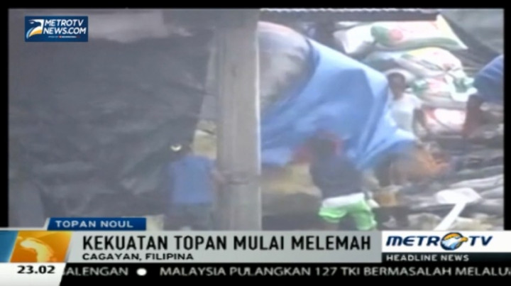 Topan Noul Tewaskan Dua Orang di Filipina 