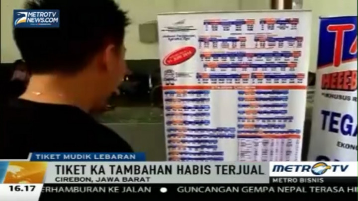 Tiket Kereta Mudik Tambahan Ludes Terjual 