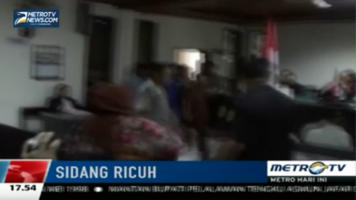 Sidang Kasus Pembunuhan di Gowa Berakhir Ricuh