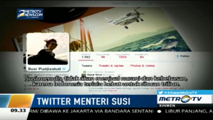 Diminta Mundur, Menteri Susi Tolak Lewat Twitter