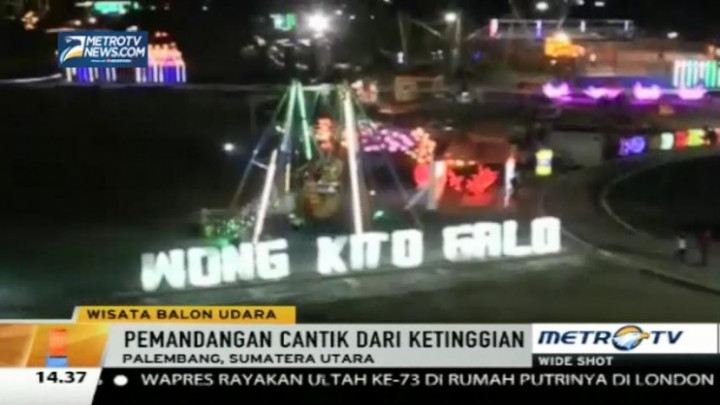  Wisata Balon Udara menjadi Alternatif Liburan Panjang di Palembang