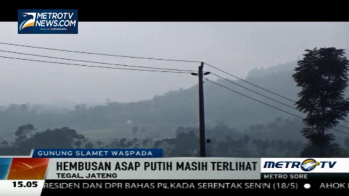 Aktivitas Gunung Slamet Meningkat