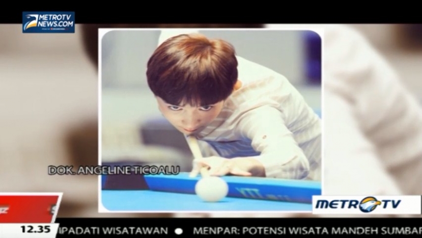 Mengenal si Cantik dari Meja Bilyar, Angeline Magdalena Ticoalu