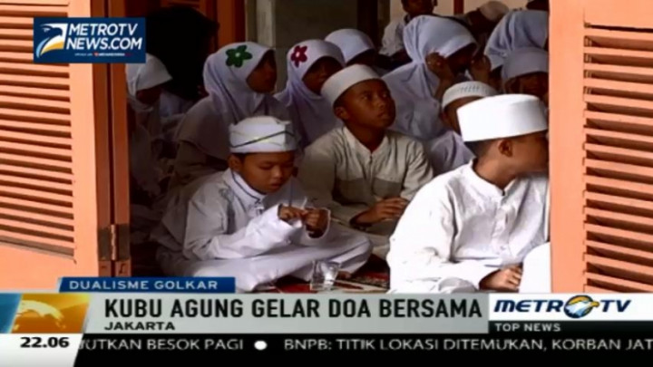 Jelang Putusan PTUN, Golkar Kubu Agung Gelar Doa Bersama