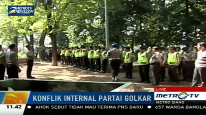 Pengamanan Diperketat Jelang Sidang Putusan Akhir Sengketa Golkar