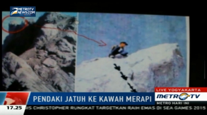 Tim SAR Evakuasi Jasad Eri Yunanto di Kawah Merapi