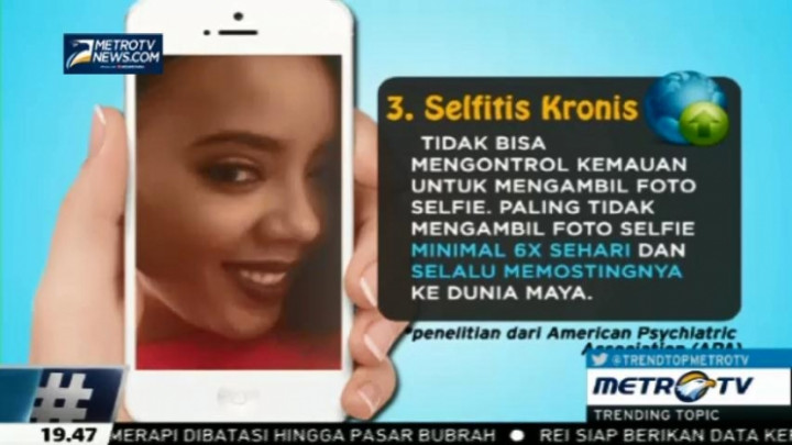 Sering Selfie Didefinisikan Sebuah Gangguan Kejiwaan