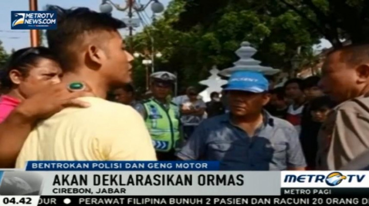 Polisi Terlibat Bentrok dengan Anggota Geng Motor