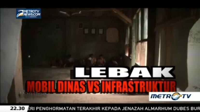Lebak, Mobil Dinas vs Infrastruktur (1)