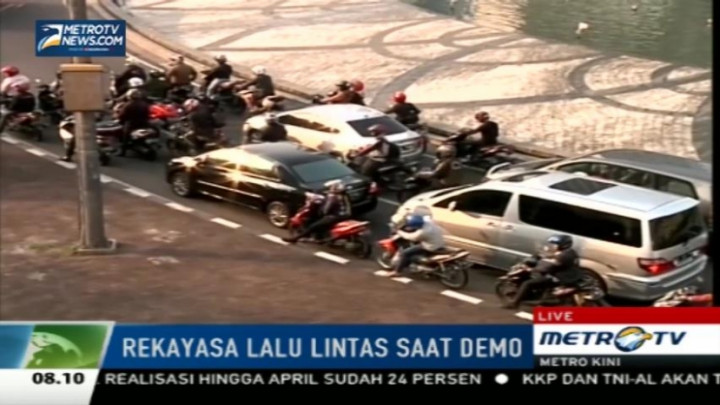 Ini Rute Pengalihan Arus Lalu Lintas Saat Demo