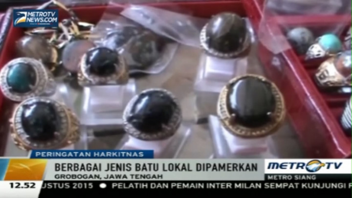 Peringati Harkitnas, Komunitas Pecinta Batu Akik di Grobogan Gelar Bazar 