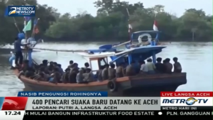 400 Pencari Suaka Baru Mendarat di Aceh 
