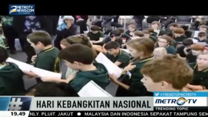 Siswa SD di Australia Fasih Nyanyikan Indonesia Raya