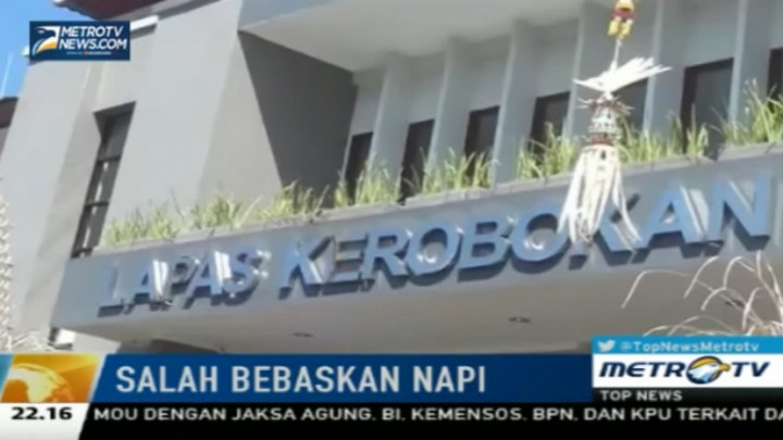 Nama Sama, Lapas Kerobokan Salah Bebaskan Napi