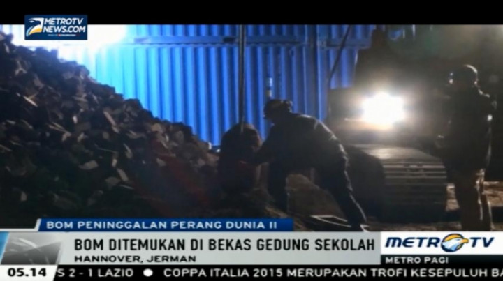 Bom Peninggalan Perang Dunia II Ditemukan Tertanam di Gedung Bekas Sekolah