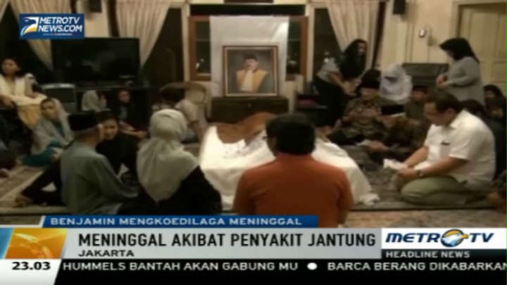 Mantan Hakim Agung Benjamin Mangkoedilaga Wafat 