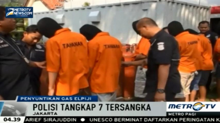 Polisi Ungkap Peredaran dan Penyuntikan Gas Elpiji