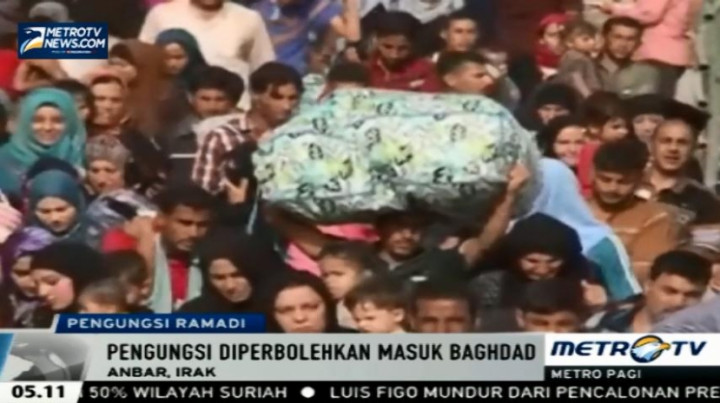 Warga Ramadi Mengungsi ke Baghdad