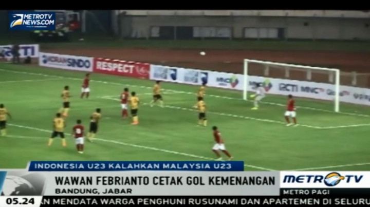 Timnas Indonesia U-23 Bekuk Timnas Malaysia U-23 1-0