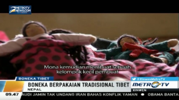 Boneka Berpakaian Tradisional Tibet 