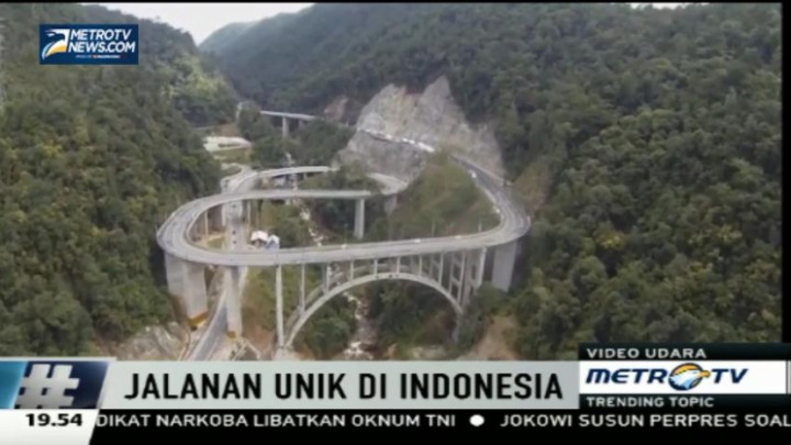 Wah, Jalan Unik Ini Ada di Indonesia