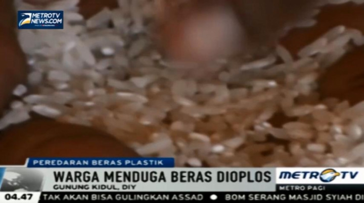 Beras Sintetis Telah Beredar Luas di Sejumlah Daerah