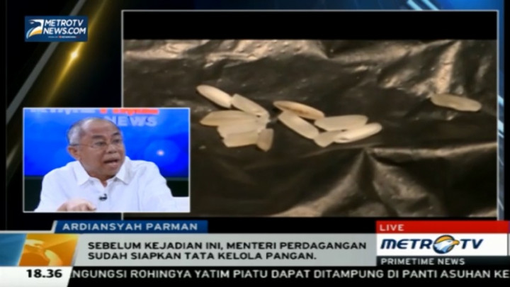 Disusupi Beras Plastik, Aturan Tata Kelola Pangan akan Dipercepat