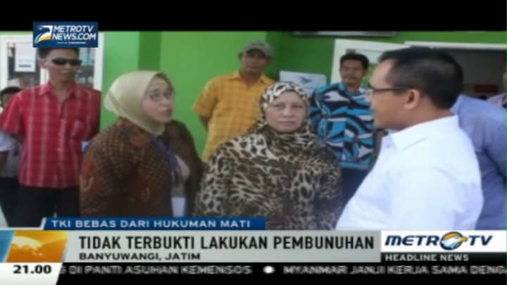 Bebas dari Hukuman Mati, TKW asal Banyuwangi Pulang ke Indonesia