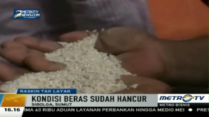 Tiga Ribu Ton Raskin Tak Layak Ditemukan di Gudang Bulog Sibolga
