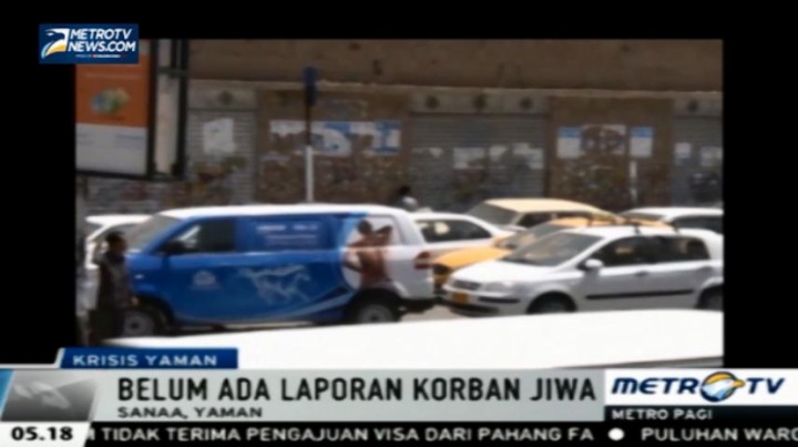 Koalisi Pimpinan Arab Saudi Gempur Kota Sanaa