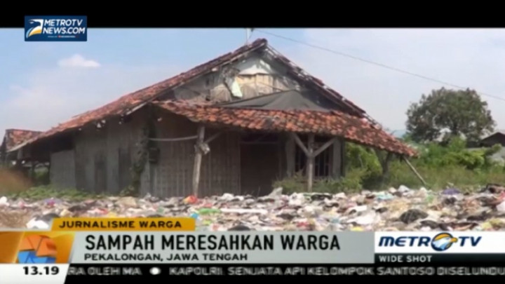 Tumpukan Sampah Menggunung Resahkan Warga Pekalongan