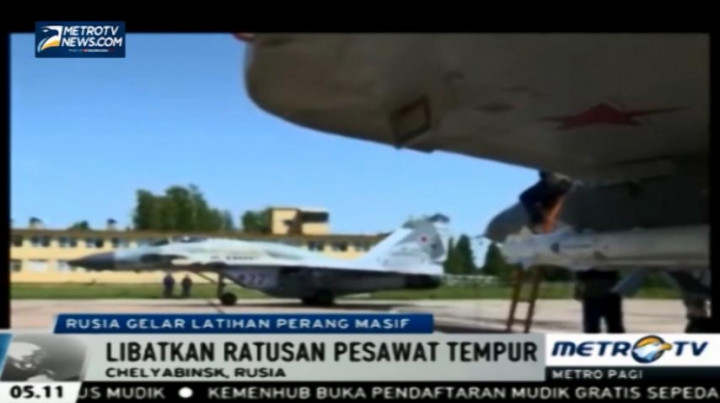 Rusia Gelar Latihan Perang